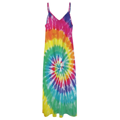 Tie Dye Long Maxi Dress