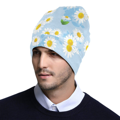 Daisy Pattern Print Design DS010 Unisex Beanie