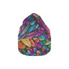 Feather Multicolor Design Print Unisex Beanie