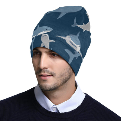 Shark Action Pattern Unisex Beanie