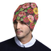 Daisy Gerbera Print Pattern Unisex Beanie