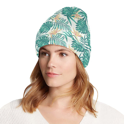 Bird Of Paradise Pattern Print Design 05 Unisex Beanie