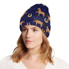 Horse Luxury Themed Pattern Print Unisex Beanie