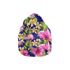 Pink Hibiscus Pattern Print Design HB027 Unisex Beanie