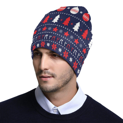 Reindeer Print Design LKS404 Unisex Beanie