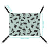 Black Cat Pattern Print Design 04 Pet Hammock