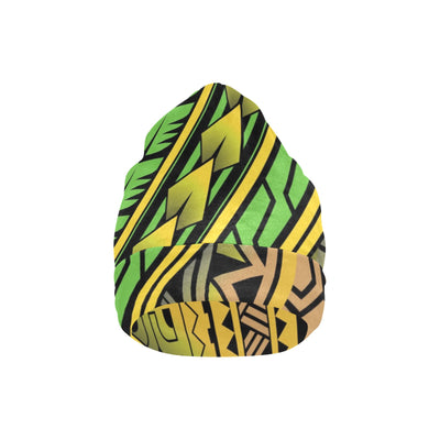 Polynesian Tribal Color Unisex Beanie