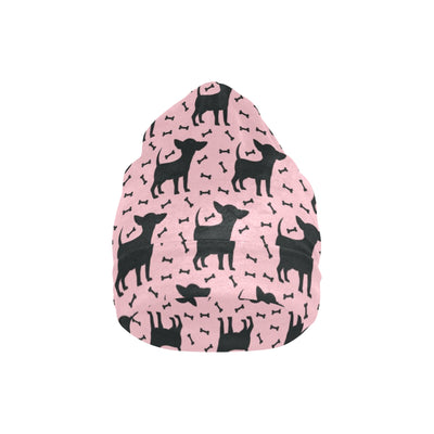 Chihuahua Pink Print Pattern Unisex Beanie