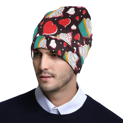 Cupcakes Heart Print Pattern Unisex Beanie