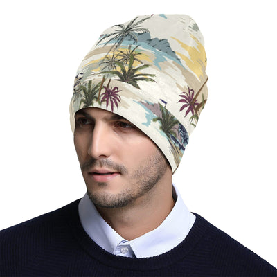 Palm Tree Beach Print Unisex Beanie