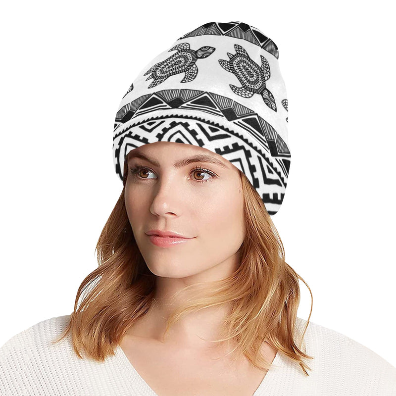 Sea Turtle Tribal Aztec Unisex Beanie