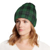 Green Tartan Plaid Pattern Unisex Beanie