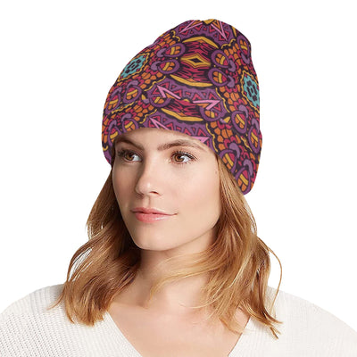 Bohemian Pattern Print Design 10 Unisex Beanie