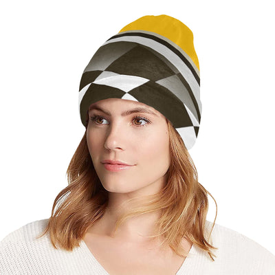 Checkered Flag Racing Style Unisex Beanie