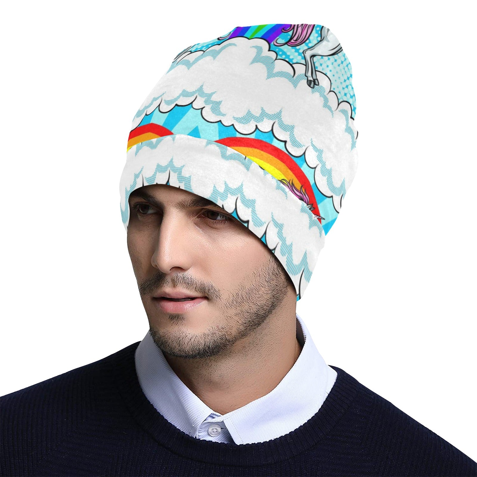 Unicorn Rainbow Unisex Beanie