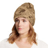 ACU Desert Digital Pattern Print Design 01 Unisex Beanie