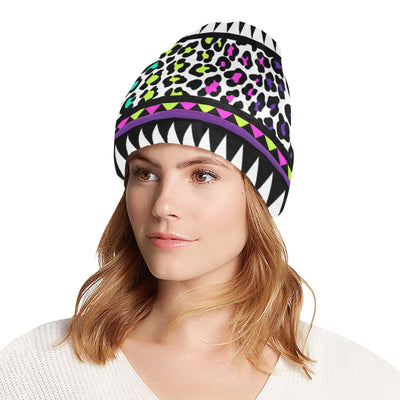 Animal Skin Aztec Rainbow Unisex Beanie