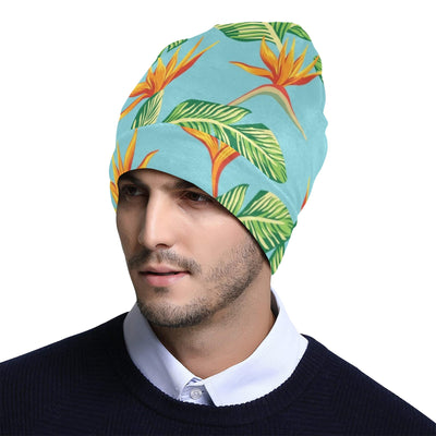 Bird Of Paradise Pattern Print Design BOP04 Unisex Beanie