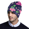 Monarch Butterfly Pattern Print Design 03 Unisex Beanie