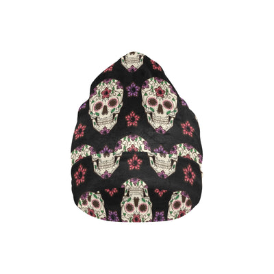 Sugar Skull Print Design LKS304 Unisex Beanie