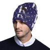 Alaskan Malamute Pattern Print Design 04 Unisex Beanie