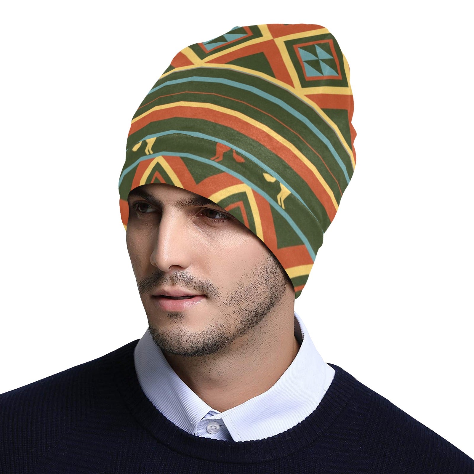 Horse Western Pattern Unisex Beanie