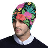 Hibiscus Red Hawaiian Flower Unisex Beanie