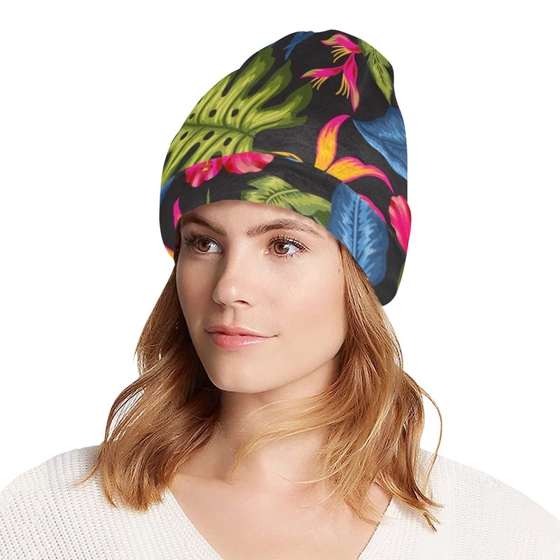 Bird Of Paradise Pattern Print Design BOP014 Unisex Beanie