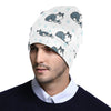 Alaskan Malamute Pattern Print Design 03 Unisex Beanie