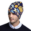 Beach Themed Pattern Print Design 04 Unisex Beanie