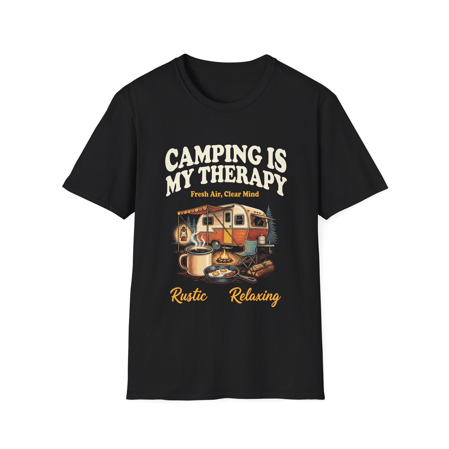 Camping Is My Therapy T‑Shirt