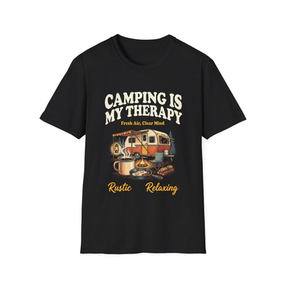 Camping Is My Therapy T‑Shirt