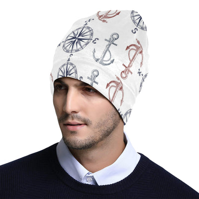 Anchor Pattern Print Design 06 Unisex Beanie