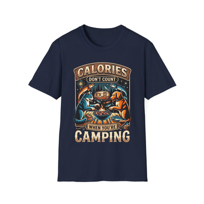 Calories don’t count when you’re camping. T-Shirt