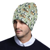 Panda Bear Design Bamboo Print Unisex Beanie