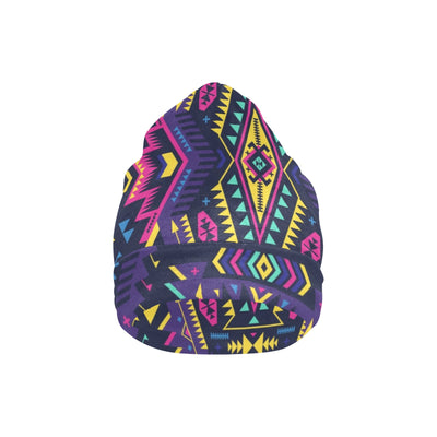 Aztec Pattern Print Design 07 Unisex Beanie