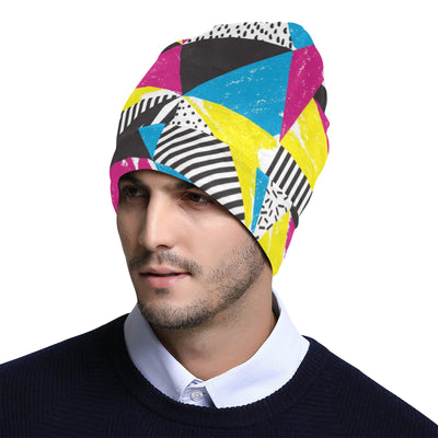 80s Pattern Print Design 2 Unisex Beanie