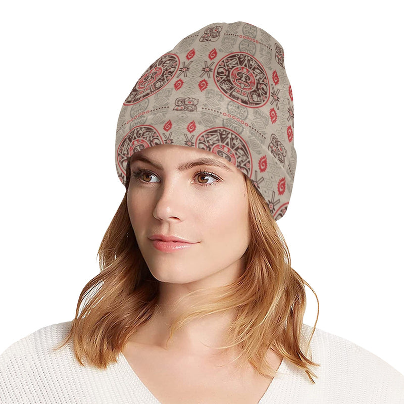 Calendar Aztec Print Pattern Unisex Beanie