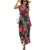 Hibiscus Hawaiian Design Print Pattern Sleeveless Long Dress