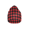 Red Black Buffalo Tartan Plaid Pattern Unisex Beanie