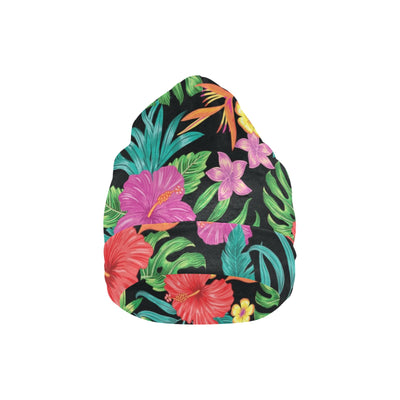 Hibiscus Red Hawaiian Flower Unisex Beanie