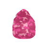 Camo Pink Pattern Print Design 01 Unisex Beanie