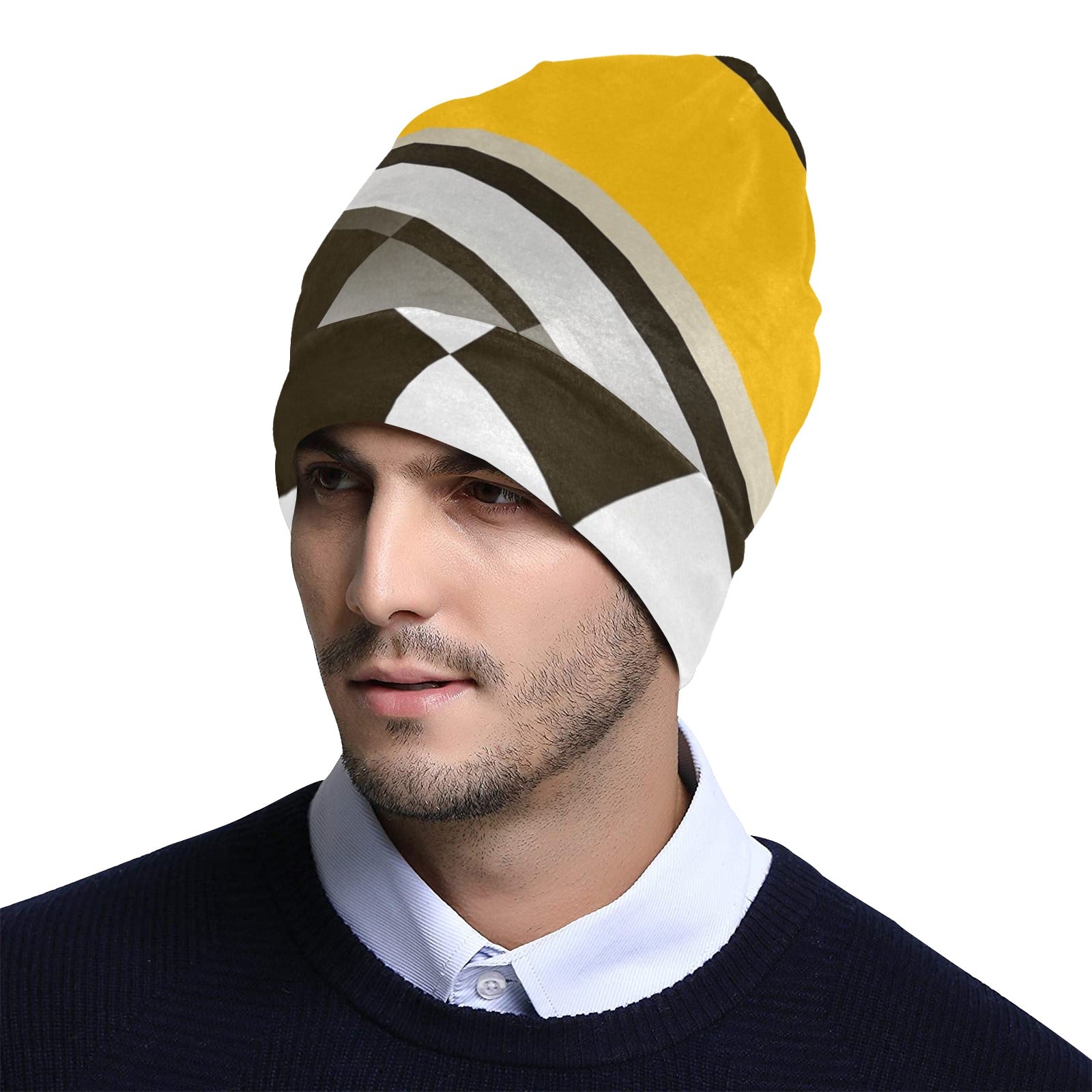 Checkered Flag Racing Style Unisex Beanie