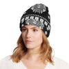 Native American Indian Skull Unisex Beanie