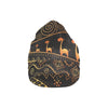 Gold African Design Unisex Beanie