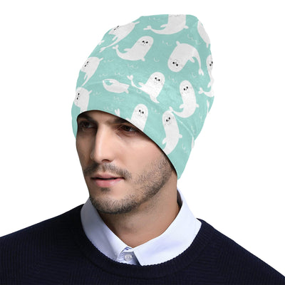 Sea Lion Print Design LKS401 Unisex Beanie