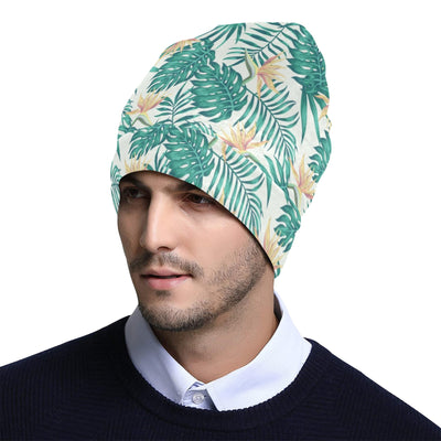 Bird Of Paradise Pattern Print Design 05 Unisex Beanie