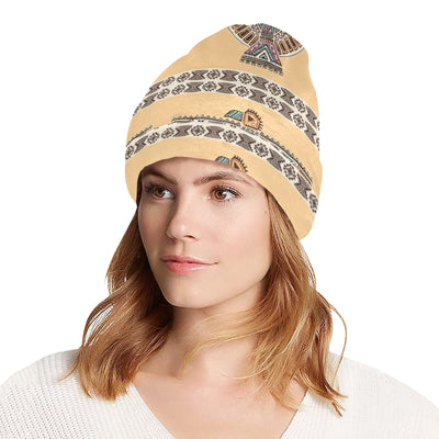 Native American Eagle Pattern Unisex Beanie