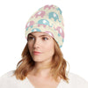 Elephant Baby Pastel Print Pattern Unisex Beanie