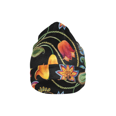 Tulip Boho Pattern Print Design TP09 Unisex Beanie